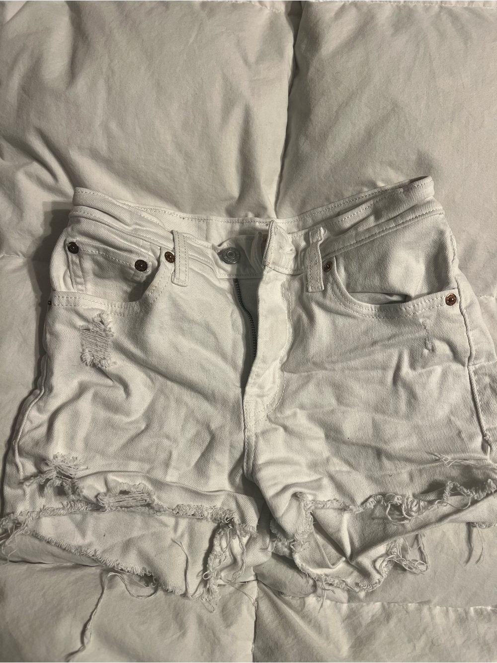 Levi’s Distressed Denim Shorts